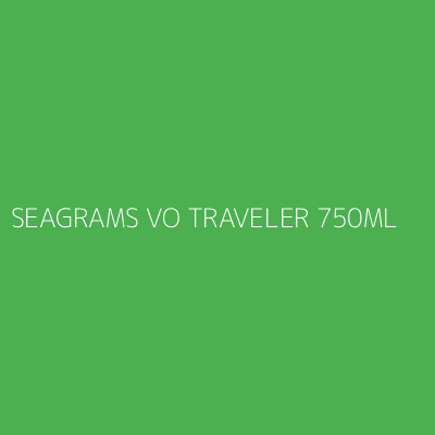 Product SEAGRAMS VO TRAVELER 750ML