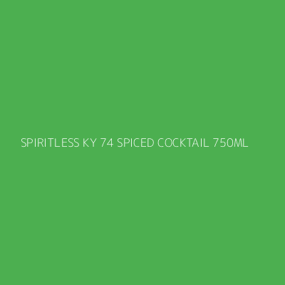 Product SPIRITLESS KY 74 SPICED COCKTAIL 750ML