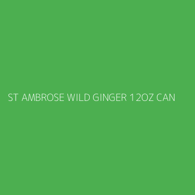 Product ST AMBROSE WILD GINGER 12OZ CAN