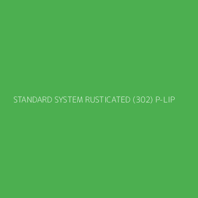 Product STANDARD SYSTEM RUSTICATED (302) P-LIP