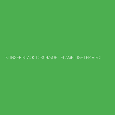 Product STINGER BLACK TORCH/SOFT FLAME LIGHTER VISOL