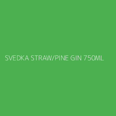 Product SVEDKA STRAW/PINE GIN 750ML
