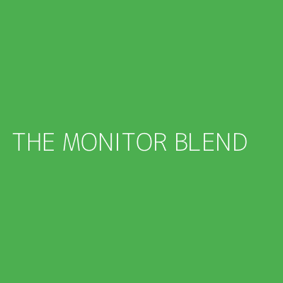 Product THE MONITOR BLEND 