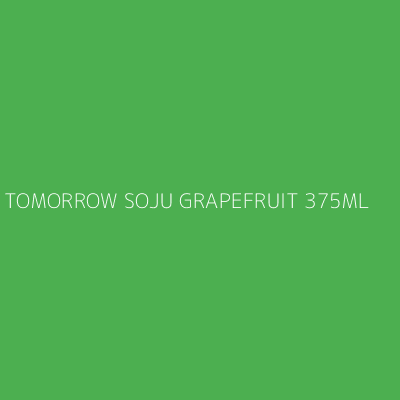 Product TOMORROW SOJU GRAPEFRUIT 375ML