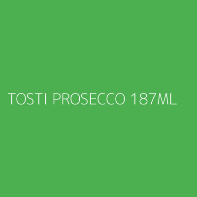 Product TOSTI PROSECCO 187ML