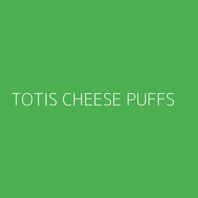 Product TOTIS CHEESE PUFFS