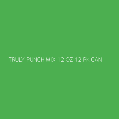 Product TRULY PUNCH MIX 12 OZ 12 PK CAN 