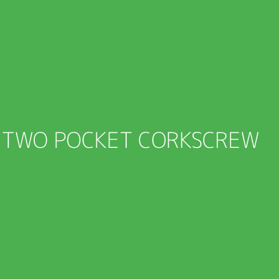 Product TWO POCKET CORKSCREW