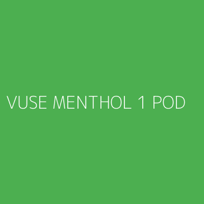 Product VUSE MENTHOL 1 POD