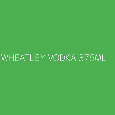 Product WHEATLEY VODKA 375ML