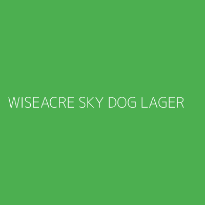 Product WISEACRE SKY DOG LAGER