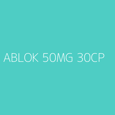 ABLOK 50MG 30CP