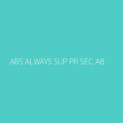 ABS ALWAYS SUP PR SEC AB 16UN