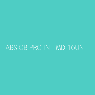 ABS OB PRO INT MD 16UN