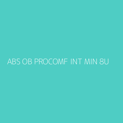 ABS OB PROCOMF INT MIN 8UN
