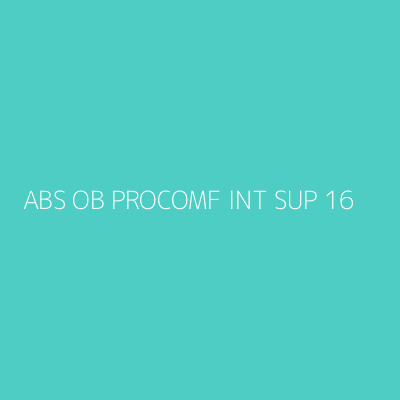 ABS OB PROCOMF INT SUP 16UN