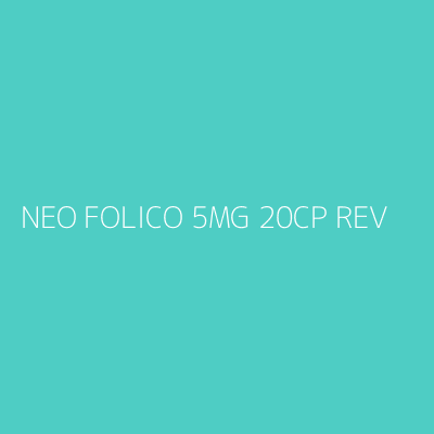 NEO FOLICO 5MG 20CP REV