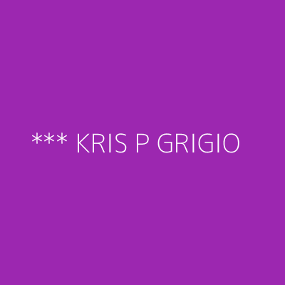 Product *** KRIS P GRIGIO