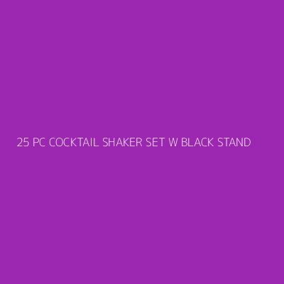 Product 25 PC COCKTAIL SHAKER SET W BLACK STAND