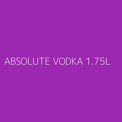 Product ABSOLUTE VODKA 1.75L