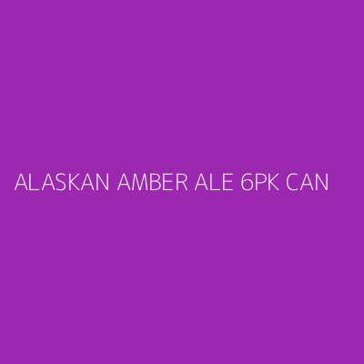 Product ALASKAN AMBER ALE 6PK CAN