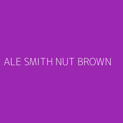 Product ALE SMITH NUT BROWN