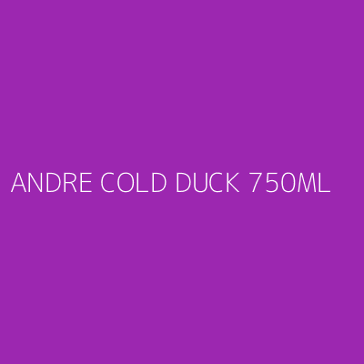 Product ANDRE COLD DUCK 750ML