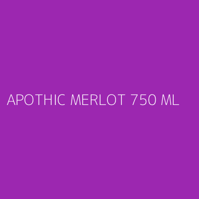 Product APOTHIC MERLOT 750 ML