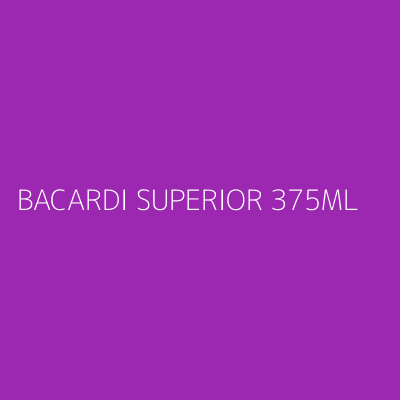 Product BACARDI SUPERIOR 375ML