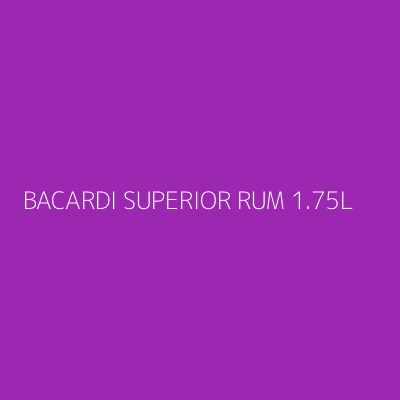 Product BACARDI SUPERIOR RUM 1.75L