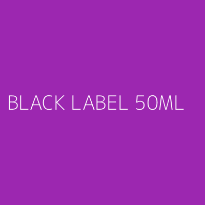 Product BLACK LABEL 50ML