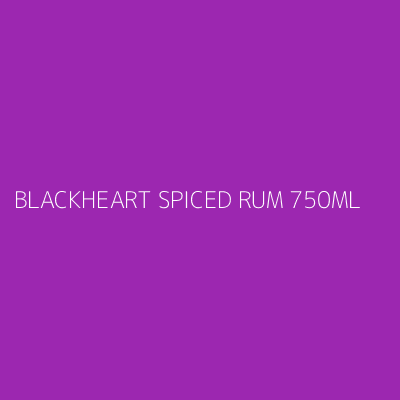 Product BLACKHEART SPICED RUM 750ML