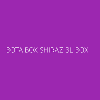 Product BOTA BOX SHIRAZ 3L BOX