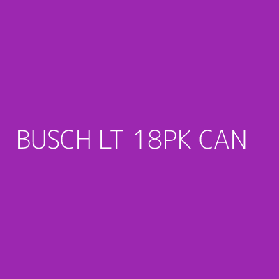 Product BUSCH LT 18PK CAN