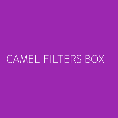Product CAMEL FILTERS BOX