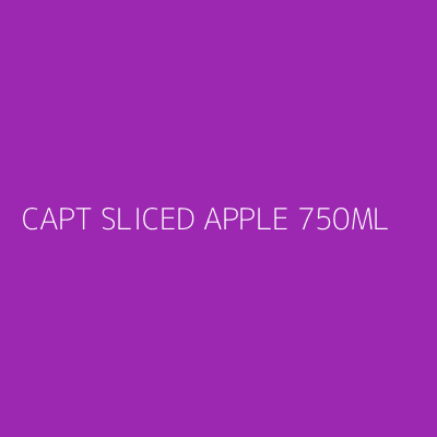 Product CAPT SLICED APPLE 750ML