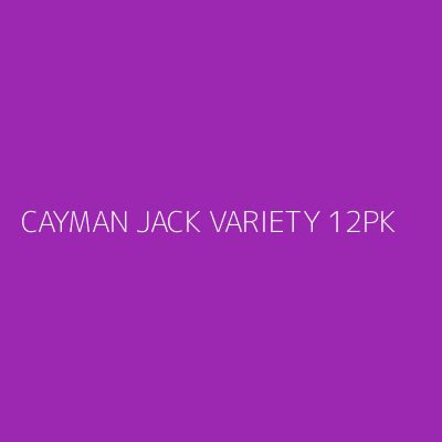 Product CAYMAN JACK VARIETY 12PK