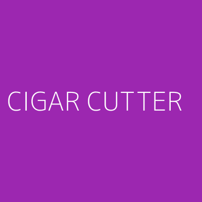 Product CIGAR CUTTER