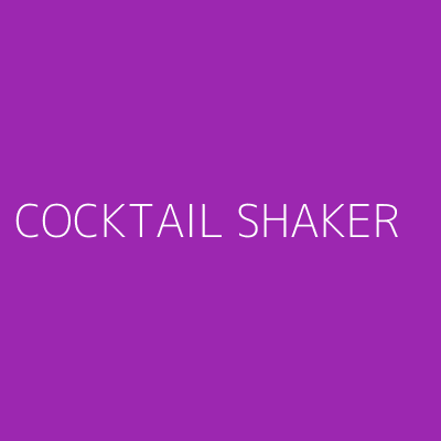 Product COCKTAIL SHAKER