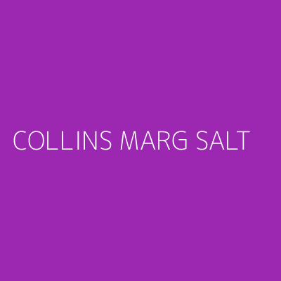 Product COLLINS MARG SALT