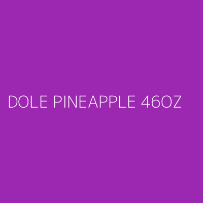 Product DOLE PINEAPPLE 46OZ