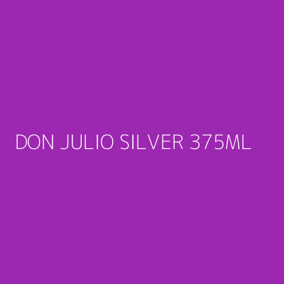 Product DON JULIO SILVER 375ML