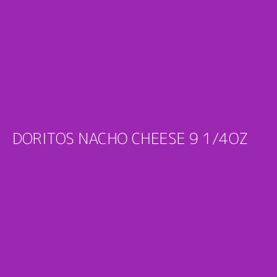 Product DORITOS NACHO CHEESE 9 1/4OZ