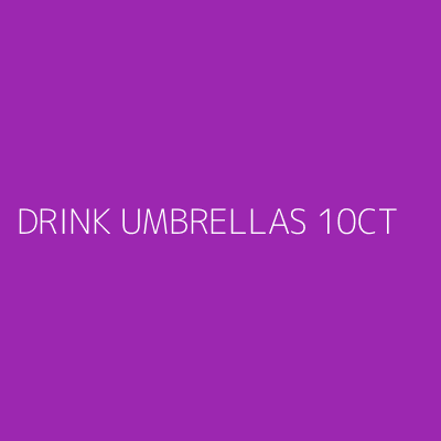 Product DRINK UMBRELLAS 10CT