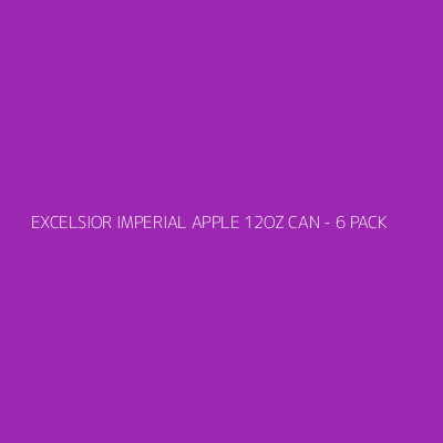 Product EXCELSIOR IMPERIAL APPLE 12OZ CAN - 6 PACK