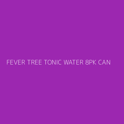 Product FEVER TREE TONIC WATER 8PK CAN