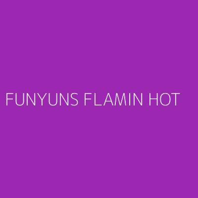 Product FUNYUNS FLAMIN HOT