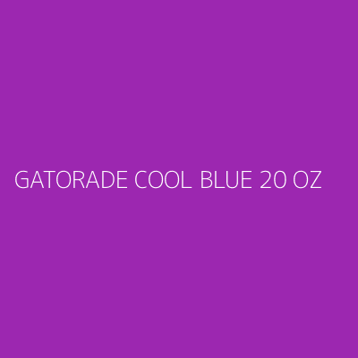 Product GATORADE COOL BLUE 20 OZ