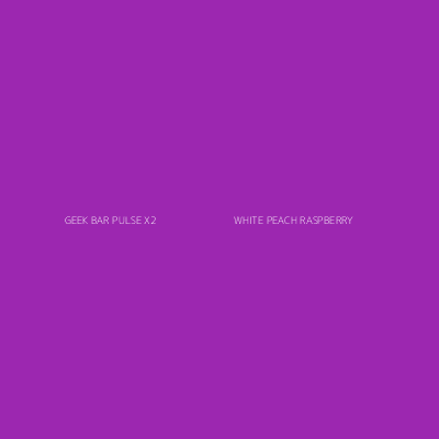 Product GEEK BAR PULSE X2                             WHITE PEACH RASPBERRY