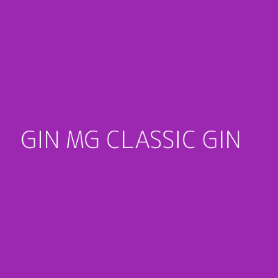 Product GIN MG CLASSIC GIN